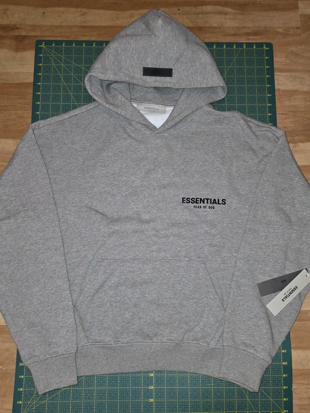 Fear of God Essentials Dark Oatmeal Hoodie